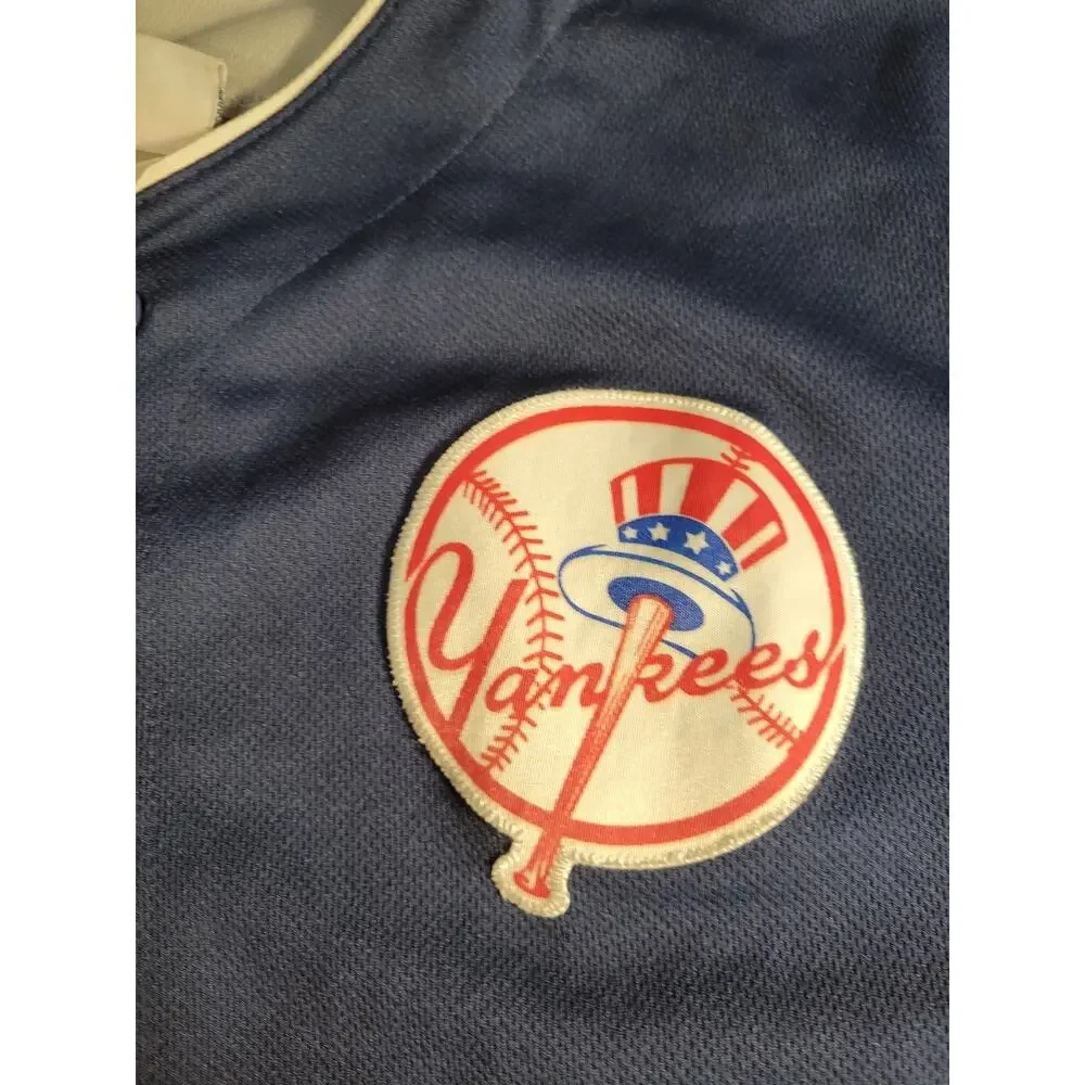 Majestic New York Yankees Jersey Baseball Youth Large 14-16 Boys Kids Children